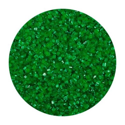 Посыпка декоративный кристал. сахар зеленый 15574  1 кг