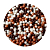 Драже зерновое в шоколадной глазури Трехцветное(1,5кг) 115