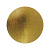 Подложка картонная круг №18 золото(50шт) 64164